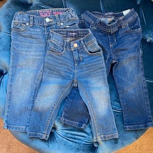 Bundle of 3 infant jeans